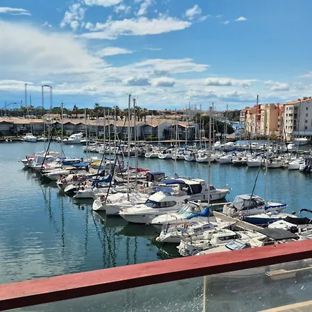 T2, Vue Imprenable Sur Le Port, Parking, Clim, Wifi * 阿格德