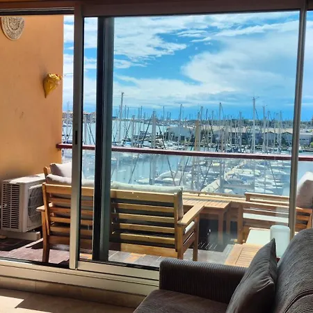 T2, Vue Imprenable Sur Le Port, Parking, Clim, Wifi 公寓 阿格德