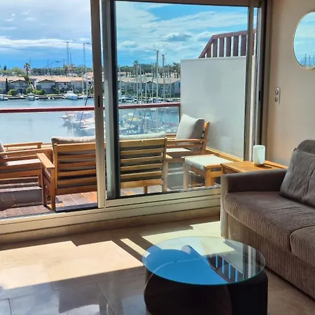 T2, Vue Imprenable Sur Le Port, Parking, Clim, Wifi 阿格德